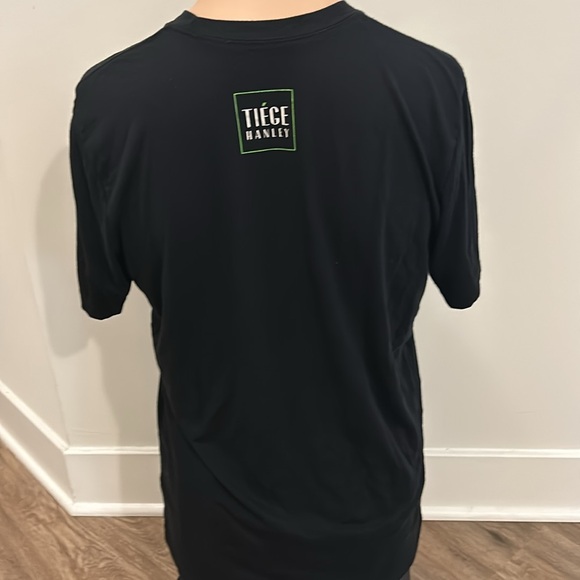 Tiege Hanley, Men’s black t-shirt, size medium. 100% cotton. Gently used. - Picture 2 of 3